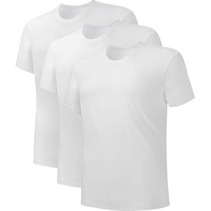 Heren Onderhemden Set van 2/3/5 - Micro Modal/Bamboe Rayon/Katoen Korte Mouwen