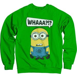 Minions Whaaa?!? Sweatshirt Green-XL