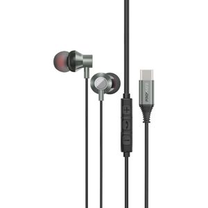 ProMate® Silken-C - In-Ear USB-C Wired Earphones - Ergonomisch Ontwerp - Metalen Behuizing - In-Line Controls - Kristalheldere Gesprekken - Diepe Basrespons - Voor Tablets en Smartphones - Hoogwaardige Geluidskwaliteit