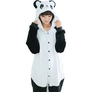 Panda onesie maat 146/152 - Dieren – Verkleedkleren - kinderen - jongens - meisjes - Huispak