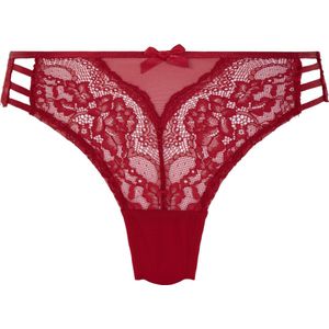 Hunkemöller Dames Lingerie Brazilian Belle - Rood - maat XS