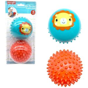 Fisher-Price Baby Massage Ballen - 2 Stuks - Blauw en Rood