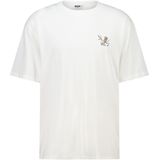 America Today relaxed T-shirt met backprint wit