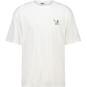 America Today relaxed T-shirt met backprint wit