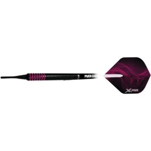 XQMax Dartpijlen Pink Shadow 80% Softtip 18 Gr Zwart/roze