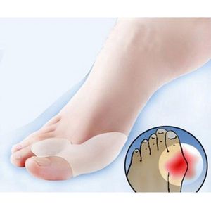 Hallux Valgus Siliconen Teencorrector/Spreider en Beschermer Grote teen (Per paar)