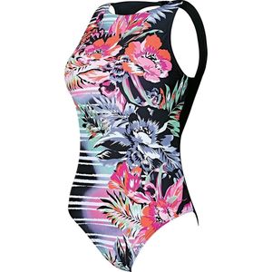 Zoggs Badpak Latino Love Hi Dames Polyester Zwart Maat 36