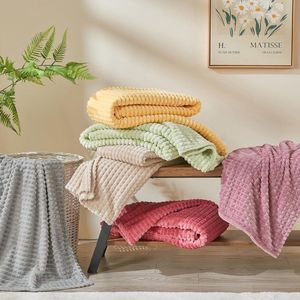Ibenzoa® Zachte en Comfortabele Dubbelzijdige Fleece Dekens - Perfect voor Elke Ruimte