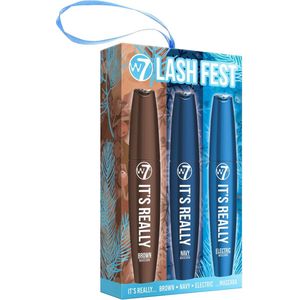 W7 - Lash Fest - Cadeauset - Bruin - Navy - Electric