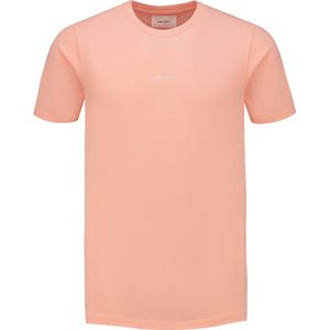 Purewhite - Heren Regular fit T-shirts Crewneck SS - Coral - Maat XXL