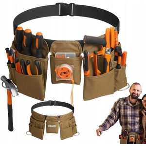Verstelbare Gereedschapsriem met 19 Vakken & Ophanglussen