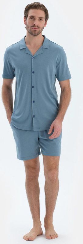 Dagi - Pyjamaset - Korte Mouwen - Overhemdkraag - Shorts met Normale Taille