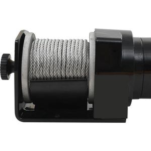 vidaXL Elektrische Lier - Elektrische Lieren - Elektrische Katrol - Elektrische Katrollen - Elektrische lier 12V 907 kg met afstandsbediening