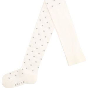 Falke zilveren dots maillot maat 152/164 off white