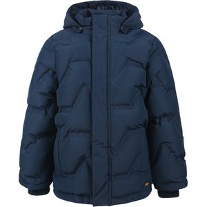 Minymo - Gewatteerde winterjas voor jongens - Effen - Verduistering - maat 116cm