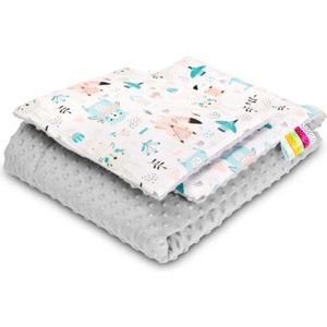 Sensillo Baby Dekbed en Kussen – Lichtgrijs – 75×100 cm – 30×35 cm