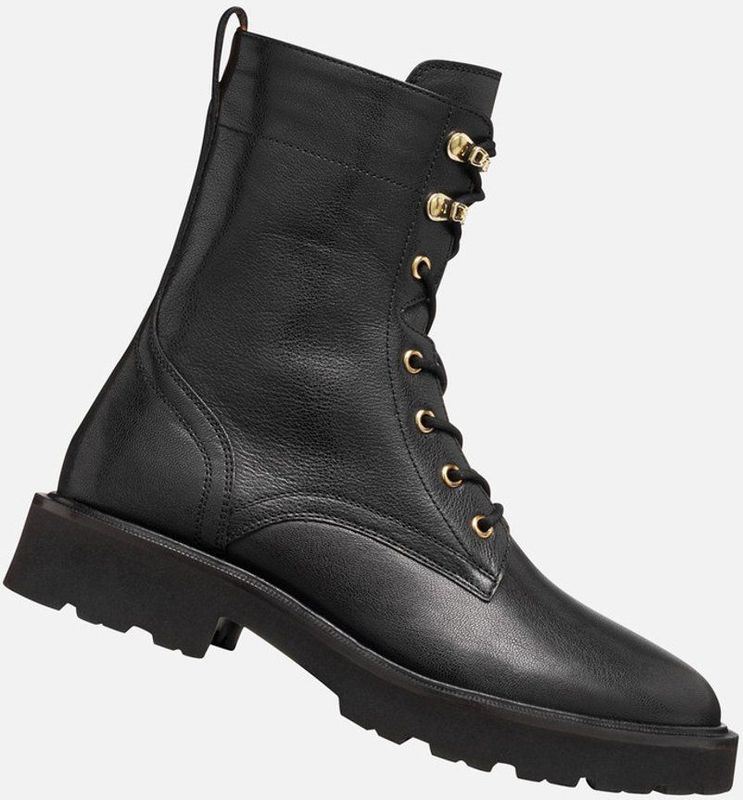 Geox - Norize - Veterlaarzen - Zwart - Dames
