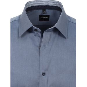 Venti Heren Overhemd Non Iron Blauw Body Fit 134024500-100 - XXL