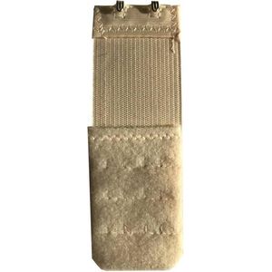 Beha Verlengstuk / Verlenger 2 Haaks Beige met Elastiek