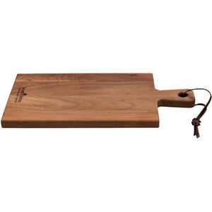 Bowls and Dishes Pure Walnut Wood | Duurzaam | Borrelplank | Tapasplank | Serveerplank 31,5 x 16 x 1,8 cm - walnoot hout - cadeautip!