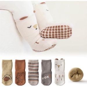 Lente antislip sokken baby antislip ABS sokken kinderen pasgeboren katoenen antislip sokken kruipsokken geschikt voor geboorte meisjes en jongens cadeau M