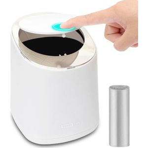 Mini Afvalemmer met Deksel - Ideaal voor Bureau, Eettafel en Keuken - 2 Liter Capaciteit