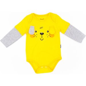 Jongen 3 delige set - baby boy - jongen - baby kleding set maat 62/68 geel andere kleuren en maten
