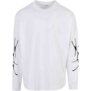 Mister Tee - Collection cut on Longsleeve shirt - XL - Wit