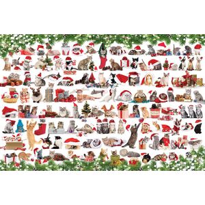 Holiday Cats Tin Puzzel 1000 stukjes