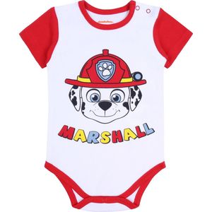 Wit en rood MARSHALL Psi Patrol babyrompertje NICKELODEON