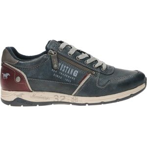 Mustang Donkerblauwe Rits/Veterschoenen  Heren 45