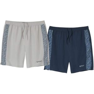 ATLAS FOR MEN - Set van 2 shorts van microvezel - Heren - Verkrijgbaar in grote maten - XL