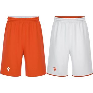 Macron X500 Reversible Short Kinderen - Oranje / Wit | Maat: 9-10 Y