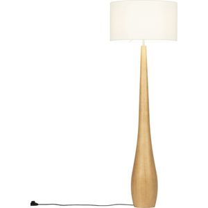 Lumidora Vloerlamp 31415 - E27 - Wit - Hout - ⌀ 45 cm