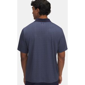 Under Armour Golf Matchplay Printed Korte Mouw Poloshirt Blauw L / Regular