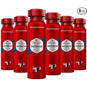 Old Spice Deodorant Body Spray - whitewater- Voordeelverpakking 6x150ml