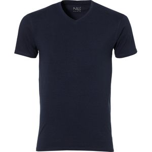 Jac Hensen T-shirt V-hals - Extra Lang - Blau - XXL