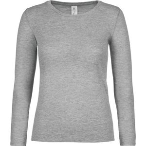 B&C #E150 Ladies' T-shirt long sleeves CGTW06T - Sport Grey - 3XL