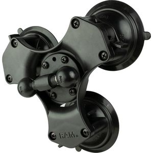 Twist-Lock™ drievoudige zuignap, dubbele b-maat balbasis