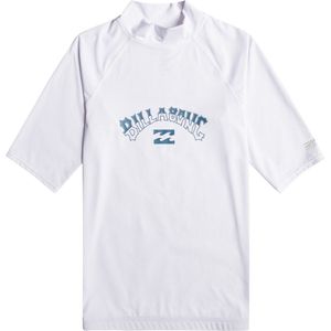 Billabong - UV-rashguard voor heren - Korte mouw - Arch - Wit - maat S