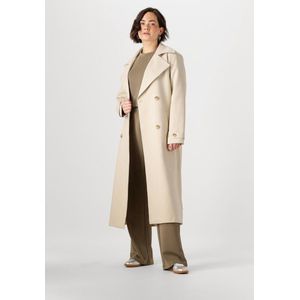Notre-V Nv-fae Long Coat Jassen Dames - Zomerjas - Beige - Maat S