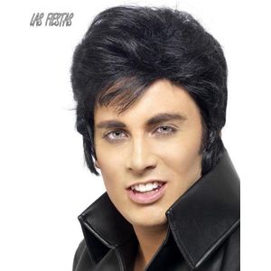 Elvis Presley™ -pruik voor mannen - Verkleedpruik - One size