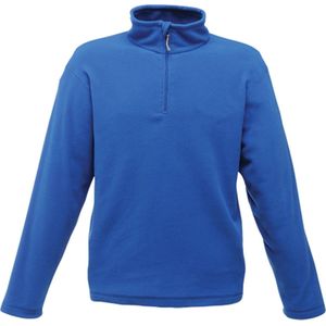 Kobalt Blauw dunne fleece trui met halve rits merk Regatta maat 3XL