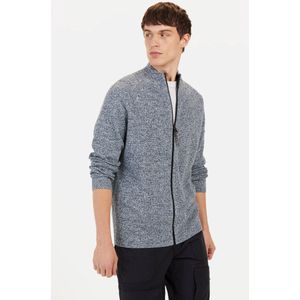 camel active Vest gemaakt van katoen - Maat menswear-S - Blauw