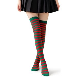 Dames kniekousen - extra lange casual kniekousen - klassieke mode kniekousen - stretch kousen voor dames - sportsokken - geschikt voor dagelijks gebruik rollenspel