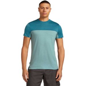 Icebreaker - Merino Blend 125 Cool-lite Sphere - T-shirt - Blauw - Korte Mouwen