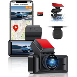 Dashcam - Beveiliging - Universele Pasvorm - Met Terugkijkfunctie - Beeldscherm - Auto Camera
