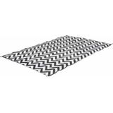 Bo-Camp Wave Chill Mat - Medium - 2x1.8 M - Zwart/Wit