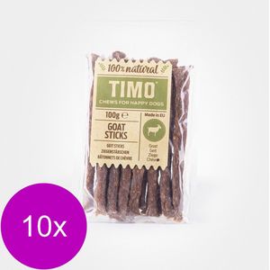 Timo Sticks 100 g - Hondensnacks - 10 x Geit