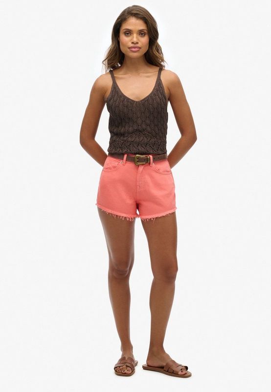 Superdry - Studios High Rise - Denim Korte Broek